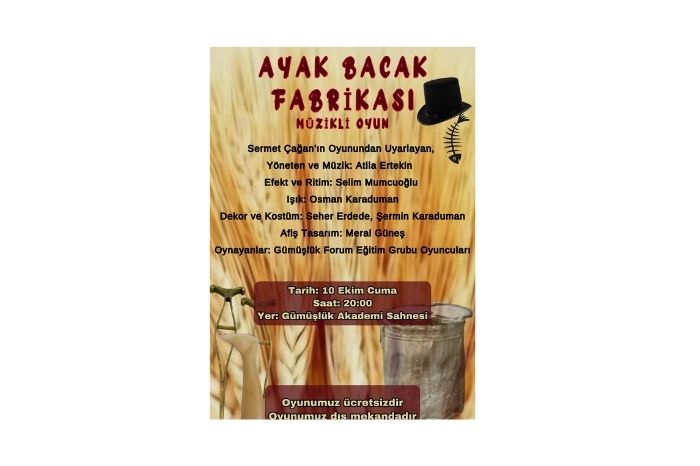 “Ayak Bacak Fabrikası” Gümüşlük’te Sahne Alıyor!