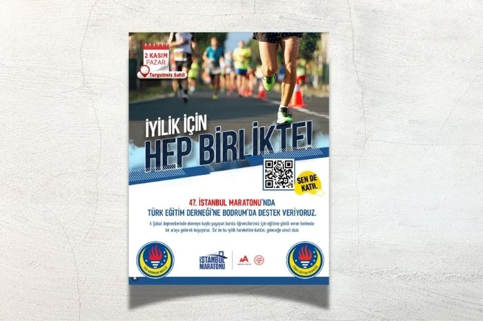 47. İstanbul Maratonu kapsamında Türk Eğitim Derneği’ne destek olmak için hep birlikte koşuyoruz.