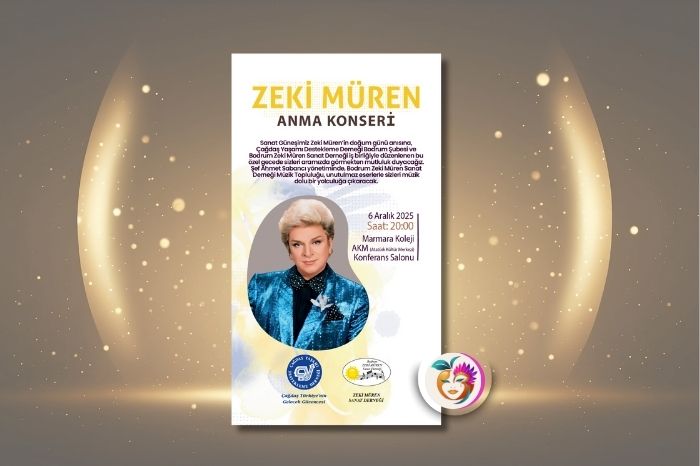 Zeki Müren’in Doğum Günü Bodrum’da Özel Bir Anma Konseri ile Kutlanıyor