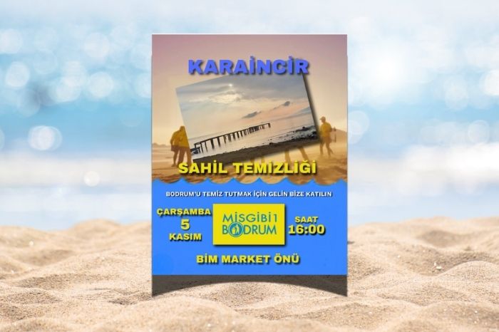 Karaincir Sahilini Temizliyoruz.