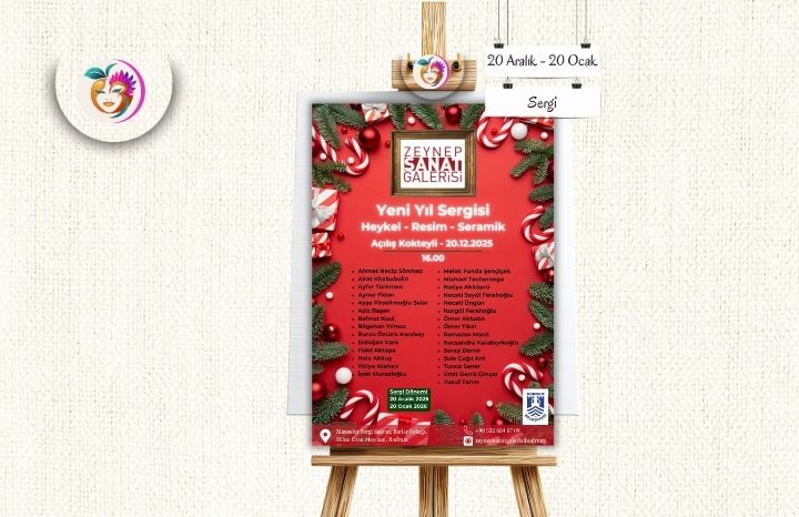 Zeynep Sanat Galerisi’nden Yeni Yıla Sanatla Merhaba: Heykel, Resim ve Seramik Bir Arada