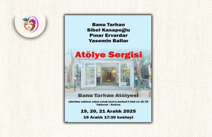 Yalıkavak’ta Sanatla Buluşma: Banu Tarhan Atölyesi’nden Atölye Sergisi