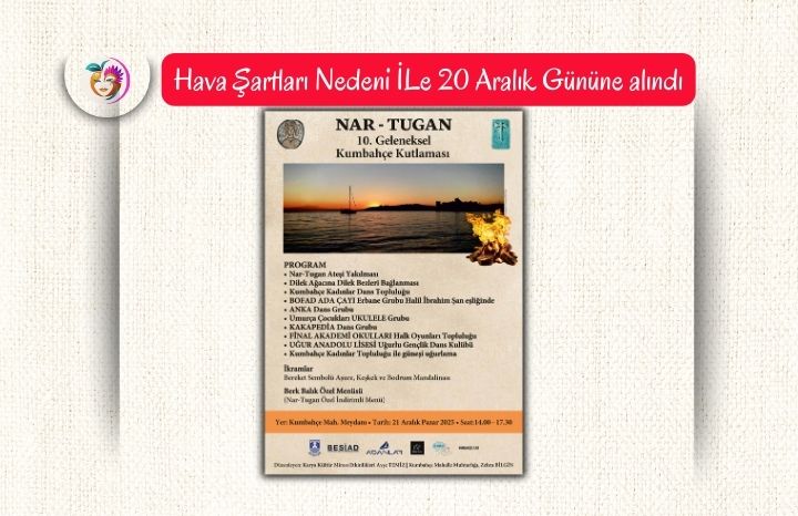 20 Aralık Kumbahçe’de 10. Nar-Tugan: Güneş, Bereket ve Kadim Ritüeller