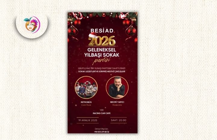 BESİAD Geleneksel Yılbaşı Sokak Partisi 2025 Bodrum’da Coşkuyla Kutlanıyor