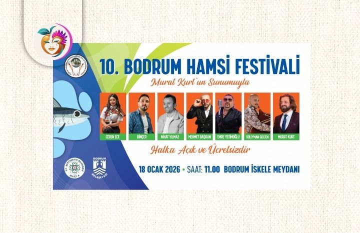 Karadeniz Rüzgârı Bodrum’da Esecek: 10. Bodrum Hamsi Festivali 18 Ocak’ta