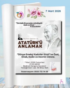 Bodrum’da düzenlenen 8 Mart etkinlikleri