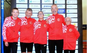 Bodrumlu master atletler Balkan şampiyonasında madalya kazandı