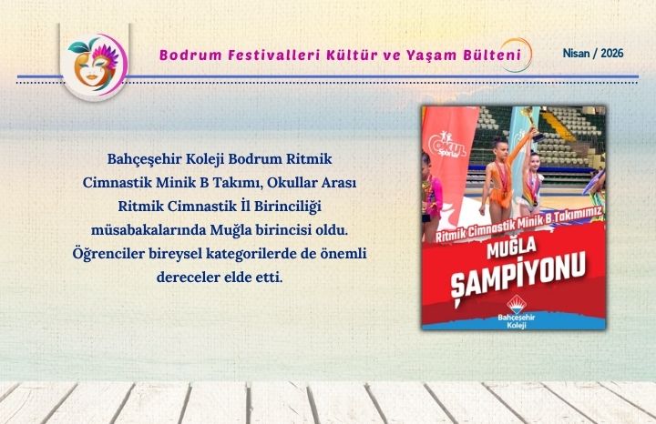 Bahçeşehir Koleji Bodrum Ritmik Cimnastik Takımı Muğla İl Birincisi Oldu