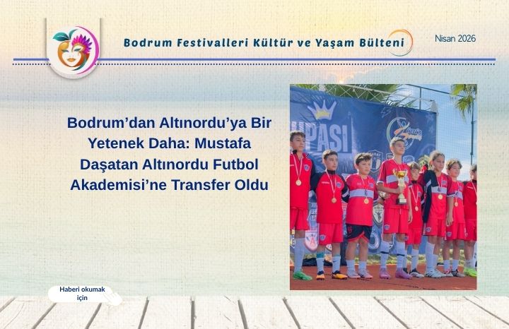 Bodrum’dan Altınordu’ya Bir Yetenek Daha: Mustafa Daşatan Altınordu Futbol Akademisi’ne Transfer Oldu